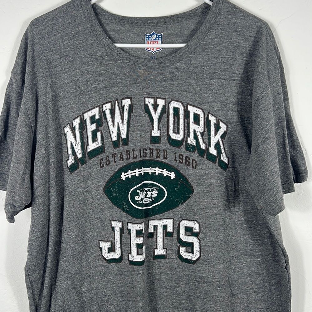 🔥🏈 NEW YORK JETS NFL Football Graphic Tee - Men Sz XL - Good Used Condition